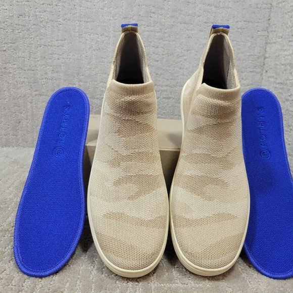 Rothy's The Chelsea Sand Camo Pull On Ankle Boots Womens Size 7, 7.5, 8, 9.5, 10 - Picture 5 of 11